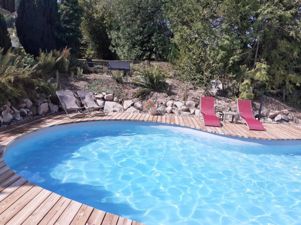 Les 4 Flocons, Avec Piscine Exterieure Chauffee A 100M Du Lac Et Du Centre , Wifi, Parking, Sauna Gérardmer Kültér fotó